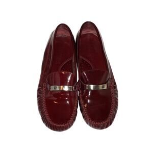 Lauren by Ralph Lauren Dalena Burgundy Loafer Women's slip on leather loafer